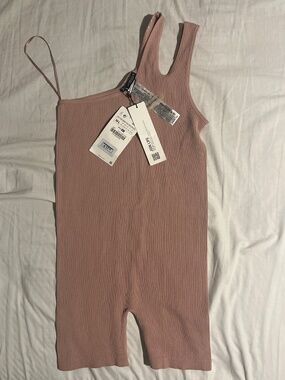 Zara blush pink Unitard
